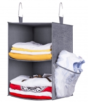 2-Shelf Small Hanging Closet Organizers