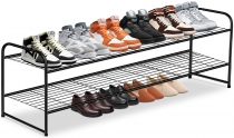 KEETDY 2-Tier Long Shoe Organizer 